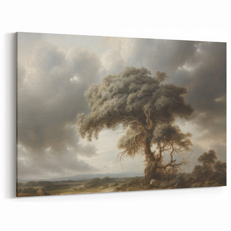 Vintage Landscape Art – Antique Scenery Canvas for Timeless Decor