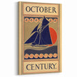 Vintage Sailing Travel Poster – Retro Nautical October Art