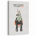 Quirky Unicorn Wall Art – Retro Fun Typography Poster