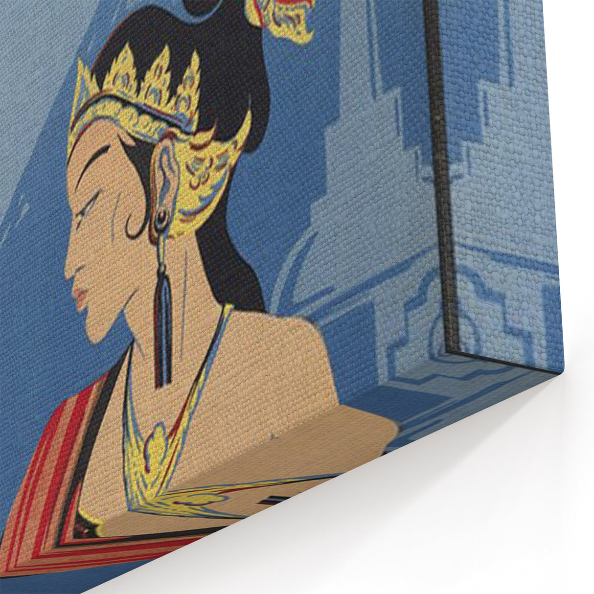 Vintage Java Travel Poster – Retro Indonesian Tourism Art