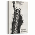 Vintage Liberty Spiral Art Poster – Retro Performance Art Wall Art