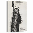 Vintage Liberty Spiral Art Poster – Retro Performance Art Wall Art