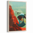 Vintage Cable Car Adventure Poster – Retro Scenic Travel Art