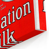 Vintage Carnation Milk Ad Poster | Retro Evaporated Milk Art