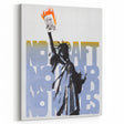 Vintage No Draft Protest Poster – Retro Statue of Liberty Art
