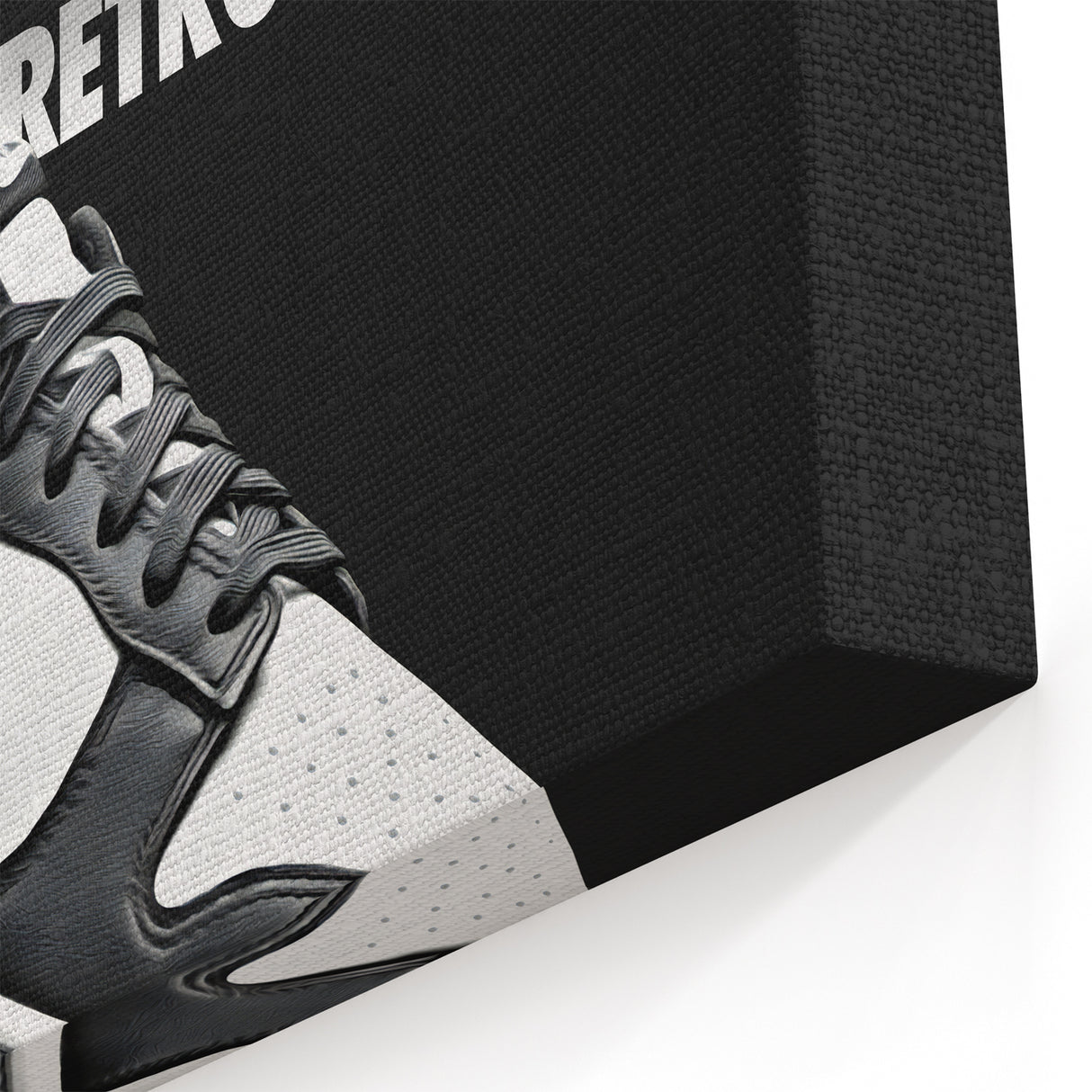 Nike Dunk SB Low Retro Pop Art Wall Art – Bold Black & White Canvas