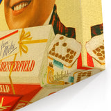 Vintage Chesterfield Cigarettes Ad Poster | Retro Father's Day Art