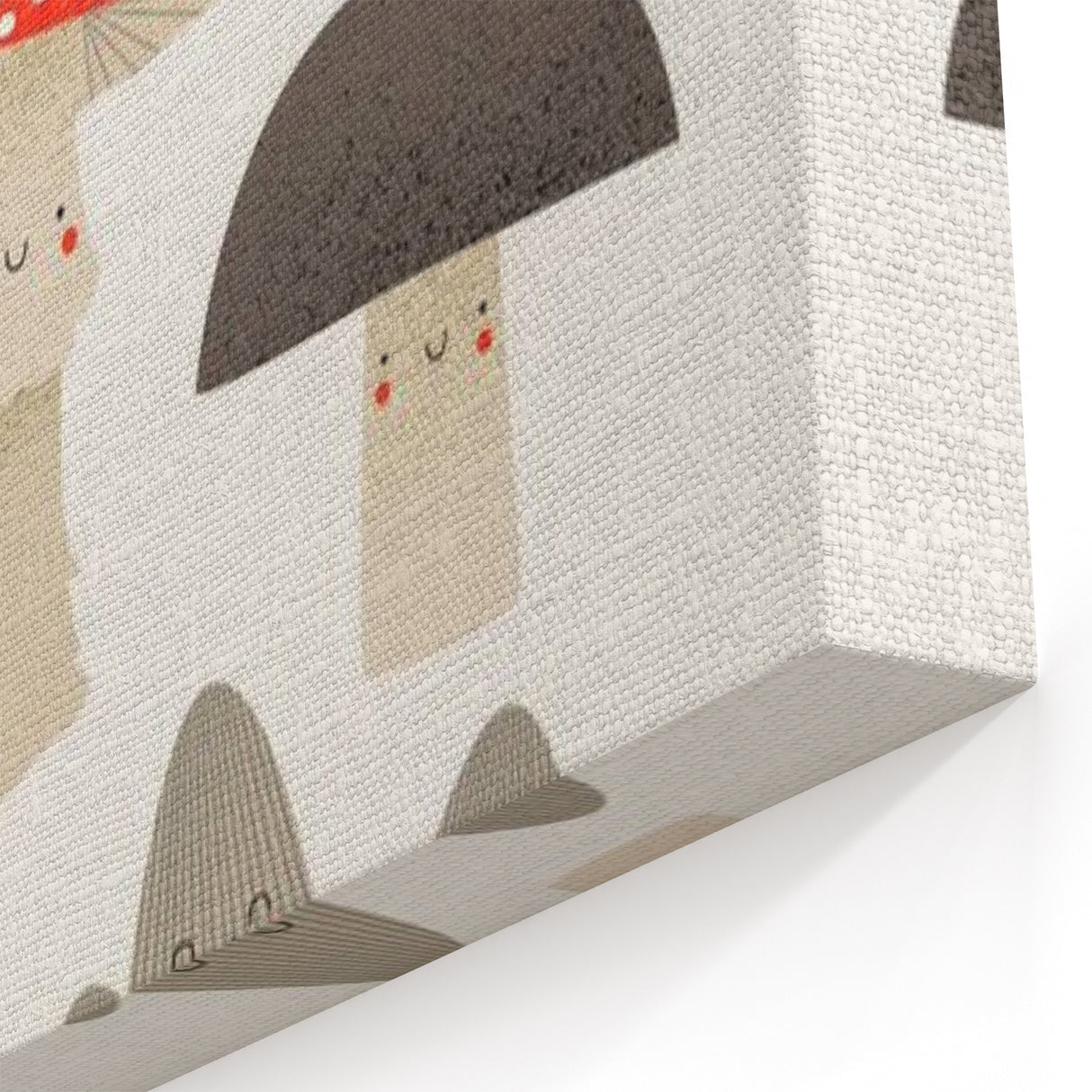 Whimsical Mushroom Illustration Print - Kids Room Art