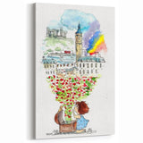 London Dream Watercolor Print - Children's Wall Decor