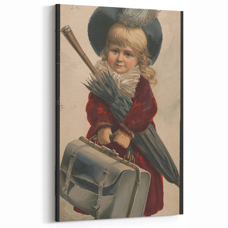 Vintage Travel Posters - Classic Antique Travel Art Little Traveler