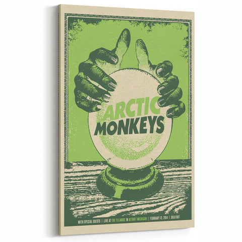 Arctic Monkeys Retro Poster Art – Vintage Rock Wall Art Print