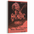 AC/DC Retro Poster Art – Vintage Rock Wall Art Print