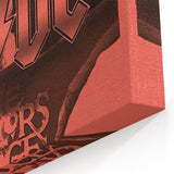 AC/DC Retro Poster Art – Vintage Rock Wall Art Print