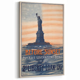 Statue of Liberty Vintage Poster – 2nd Liberty Loan Art Print