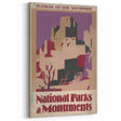 Pueblos of the Southwest Vintage Travel Poster – National Parks Art
