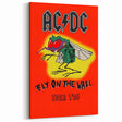 Retro AC/DC "Fly on the Wall" Poster - 1985 Tour Vintage Wall Art