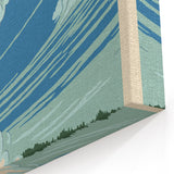 Yellowstone National Park Vintage Poster – Geyser Travel Art Print