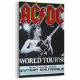 AC/DC "World Tour '88" Poster - Vintage Rock Concert Wall Art