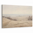 Vintage Landscape Art - Serene Countryside View in Soft Hues