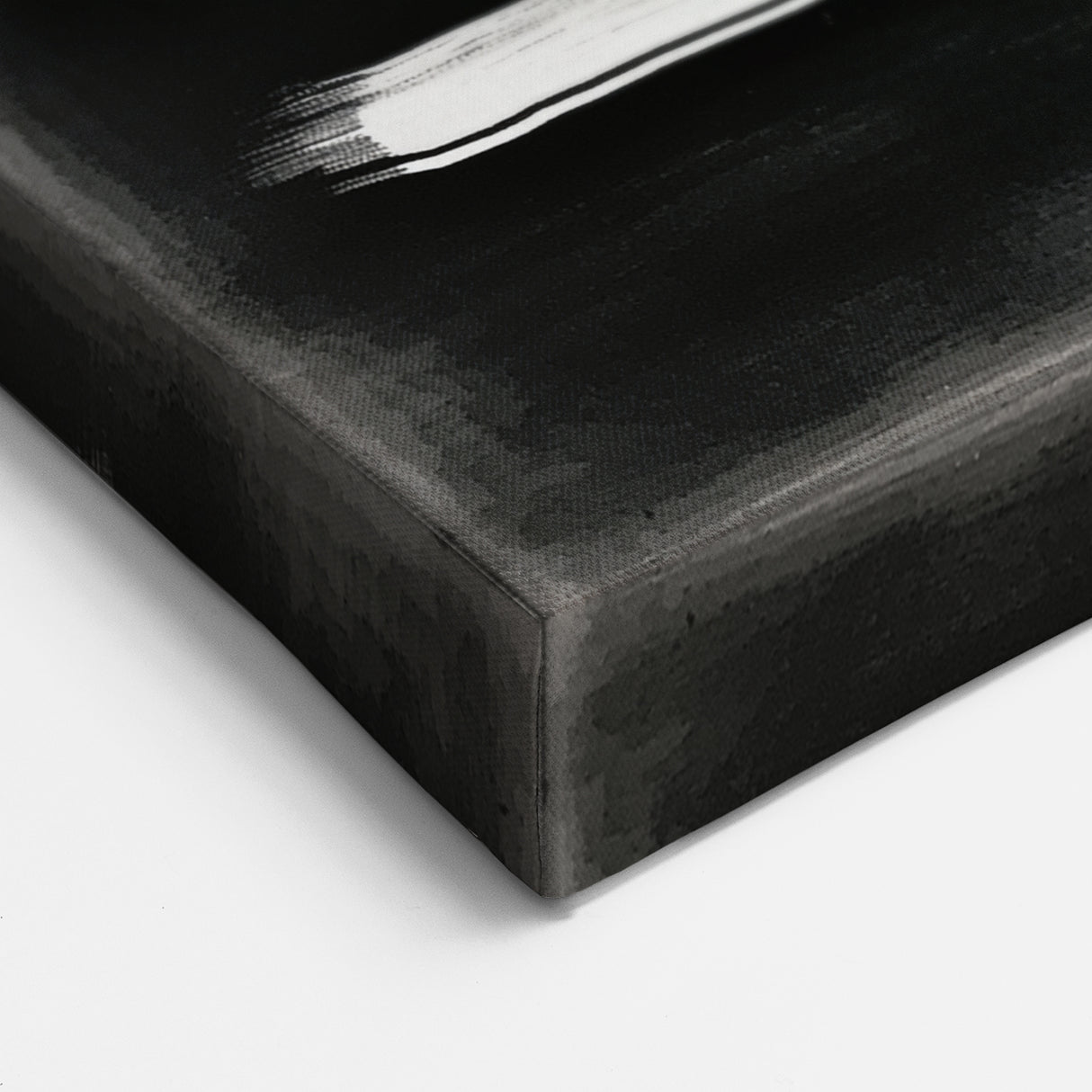 Modern Abstract Wall Art - Black & White Minimalist Canvas