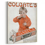 Vintage Colgate Ribbon Dental Cream Poster - Classic Retro Ad Art