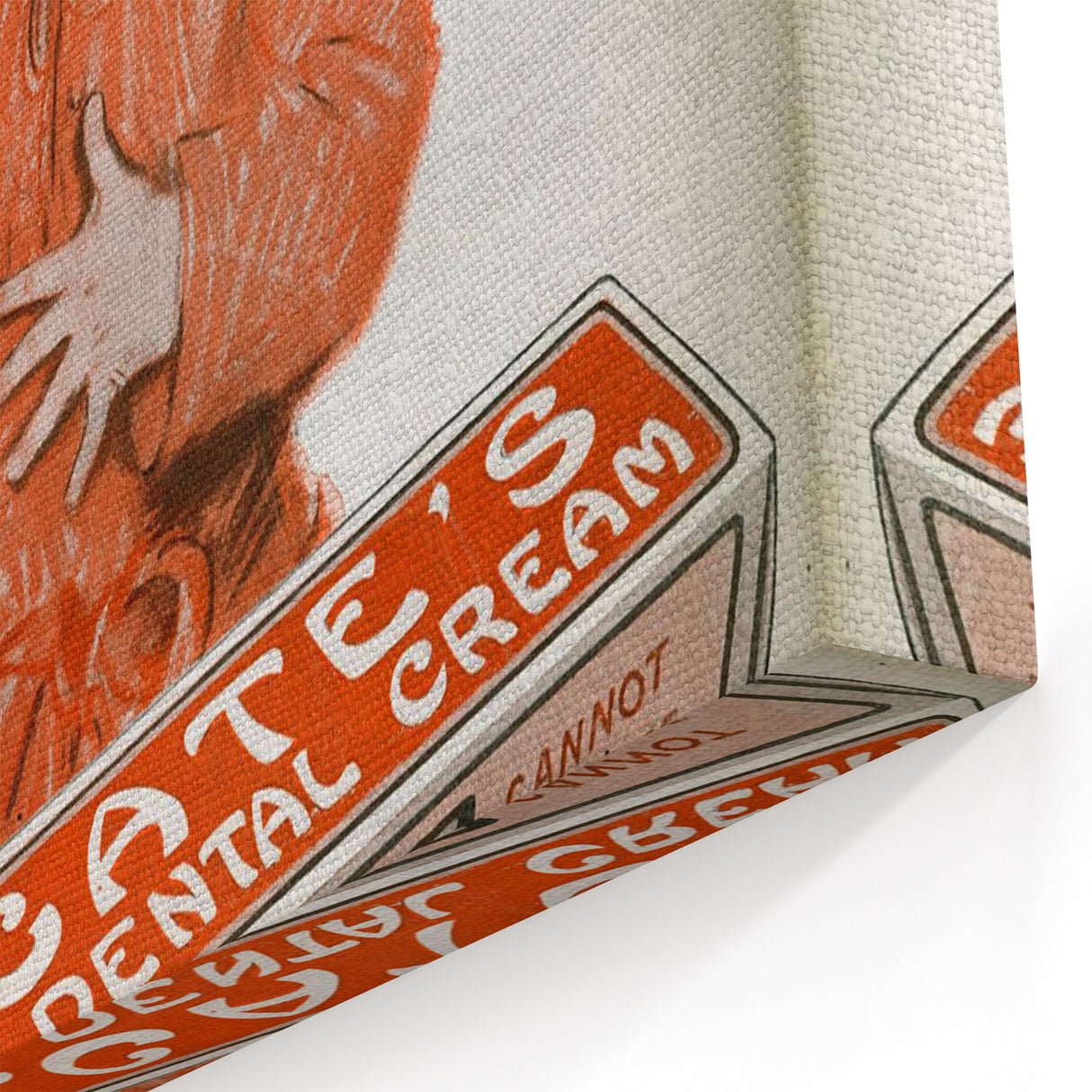 Vintage Colgate Ribbon Dental Cream Poster - Classic Retro Ad Art