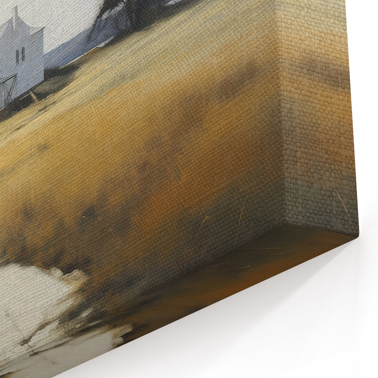 Vintage Landscape Art - Quiet House on a Country Path