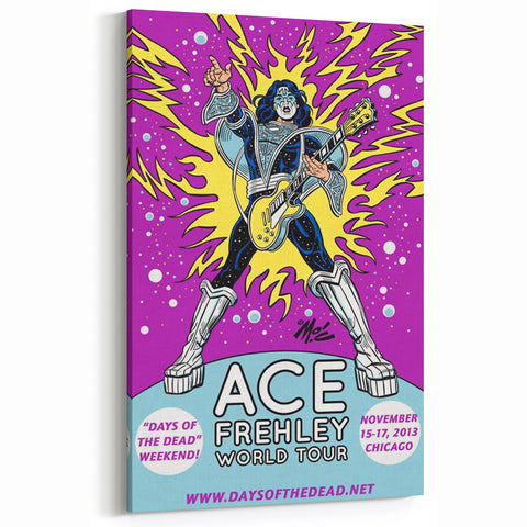 Ace Frehley Retro Poster – Vintage Rock Wall Art Print