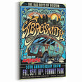 Aerosmith 50th Anniversary Poster – Retro Rock Wall Art