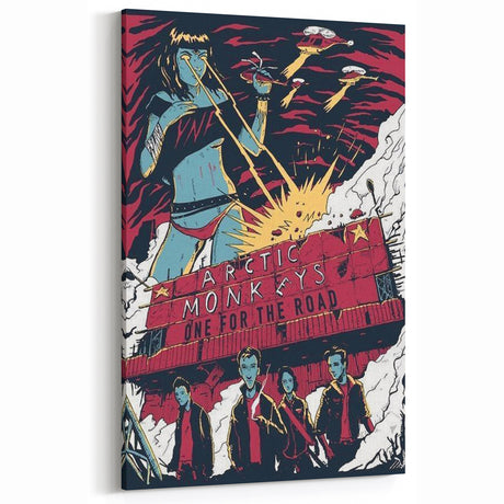 Arctic Monkeys One for the Road Poster – Retro Rock Wall Art