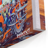 Ted Nugent & Bad Company Poster – Retro Motorcycle Wall Art