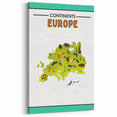 Classroom Educational Posters – Australia Map Learning Print
