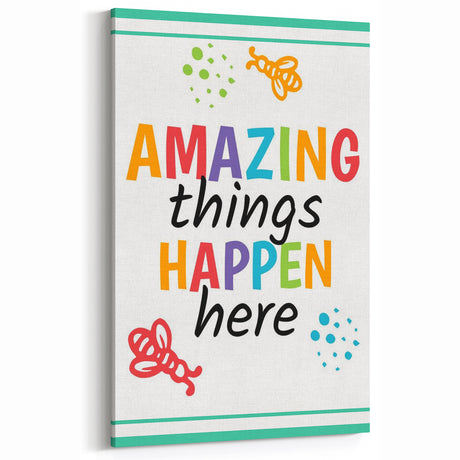 Kids Educational Wall Art - Inspirational Learning Quote Print