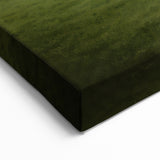Vintage Landscape Art - Lush Green Fields Under Dramatic Clouds