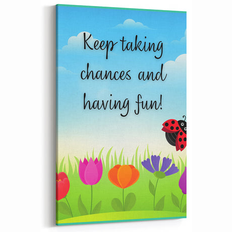 Educational Nursery Wall Decor - Motivational Nature Print