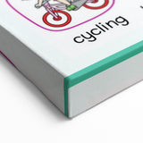 Children's Learning Art Prints - Sports Activity Chart