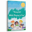 Kids Educational Wall Art - Creative Learning Playtime Poster