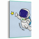 STEM Learning Wall Art - Dream Big Space Astronaut Print