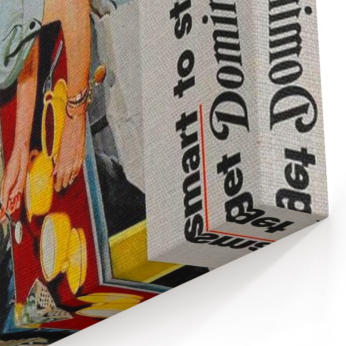 Retro Domino Sugar Poster - Vintage Kitchen Wall Art Print