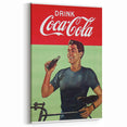 Retro Coca-Cola Poster - Vintage Beverage Wall Art Print