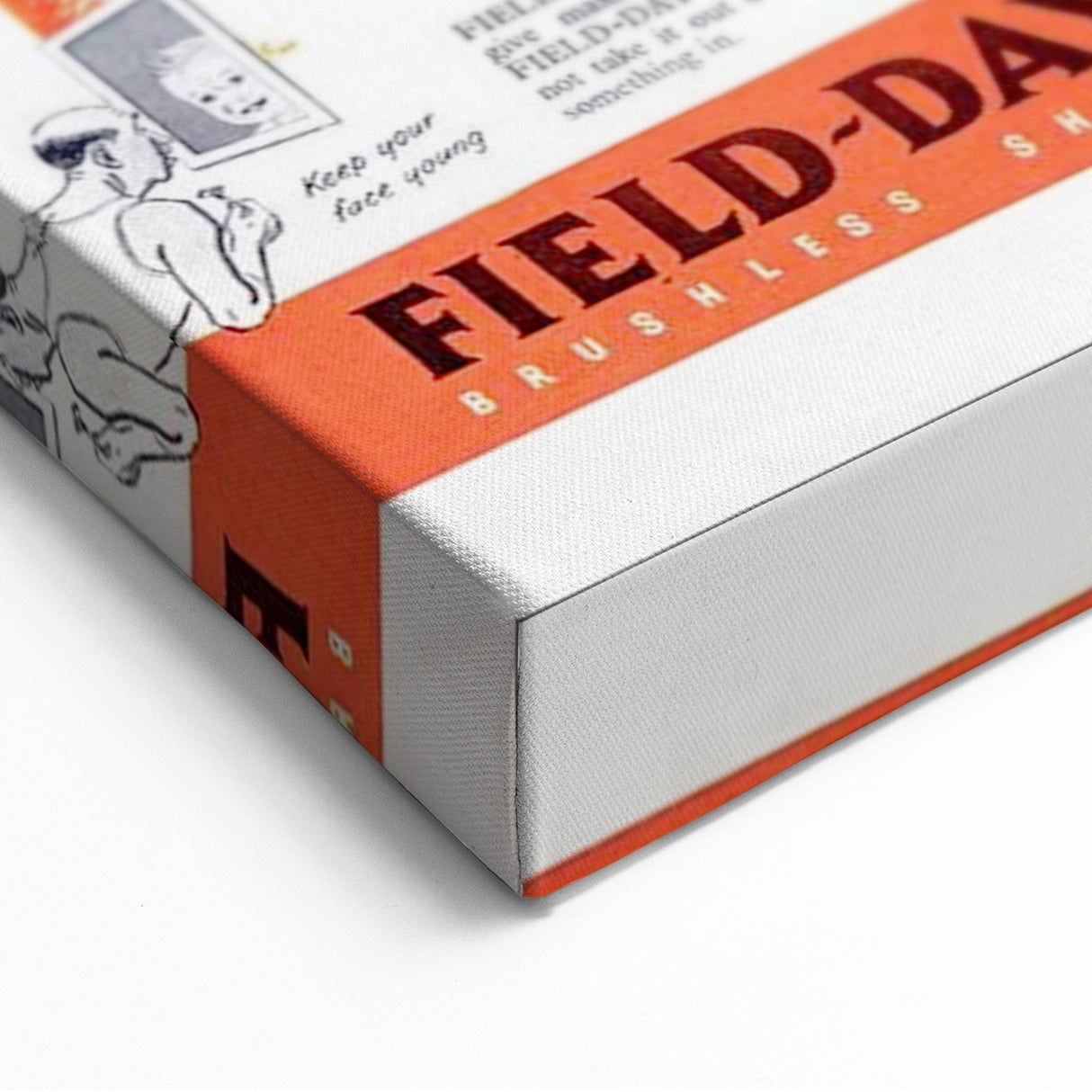 Retro Field-Day Shaving Poster - Vintage Bathroom Wall Art Print