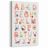 ABC Alphabet Kids Educational Wall Art - Learning Poster for Classrooms