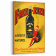 Retro Fred-Zizi Aperitif Poster - Vintage French Wall Art Print