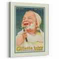 Retro Gillette Safety Razor Poster - Vintage Bathroom Wall Art
