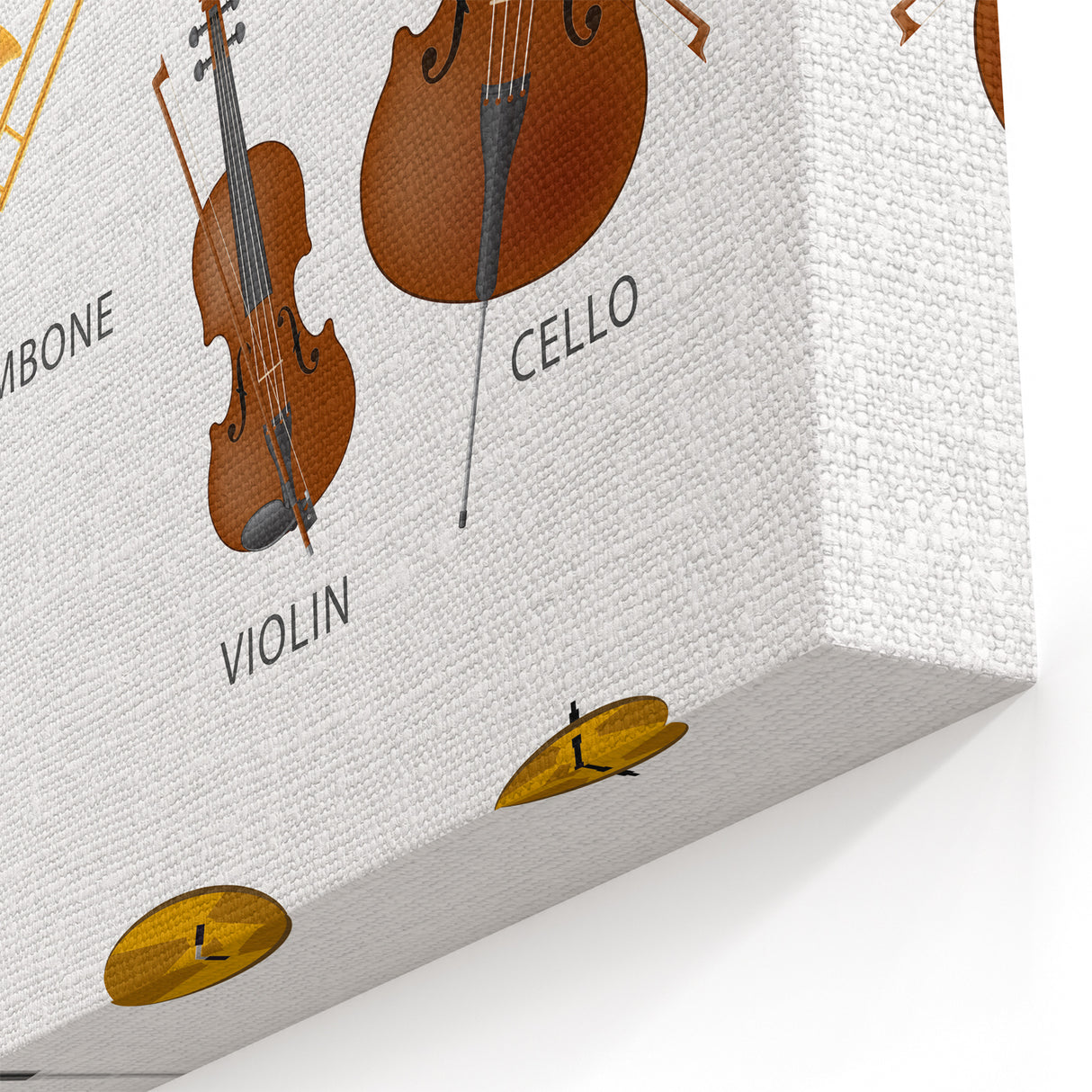 Musical Instruments Educational Wall Art - Kids' Learning Poster