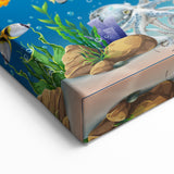 Underwater Marine Life Educational Wall Art - Kids' Learning Poster