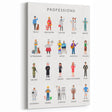 Professions Educational Wall Art - Kids' Learning Poster