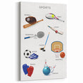 Sports Educational Wall Art - Kids' Learning Poster