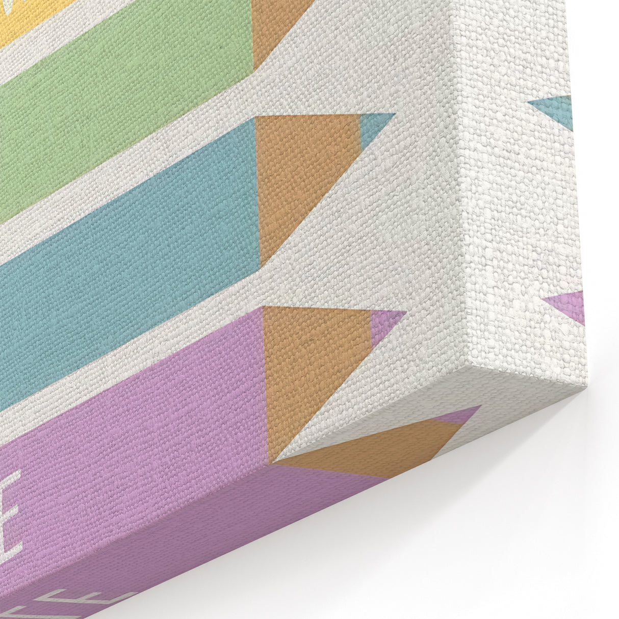 Educational Nursery Wall Decor - Color Name Pencil Chart