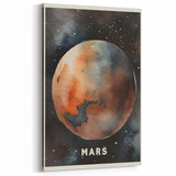 Classroom Educational Posters - Mars Planet Space Art Print
